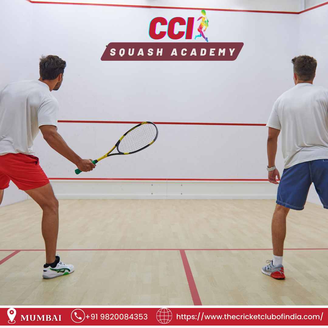 ☀️Hone Your Squash Skills at the Prestigious CCI Squash Academy, Mumbai!!